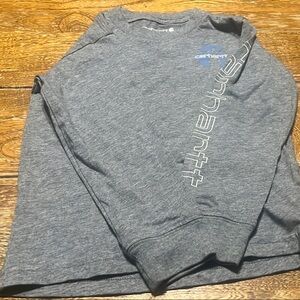 Carhartt Gray Long Sleeve Tee Soft Cotton Blend